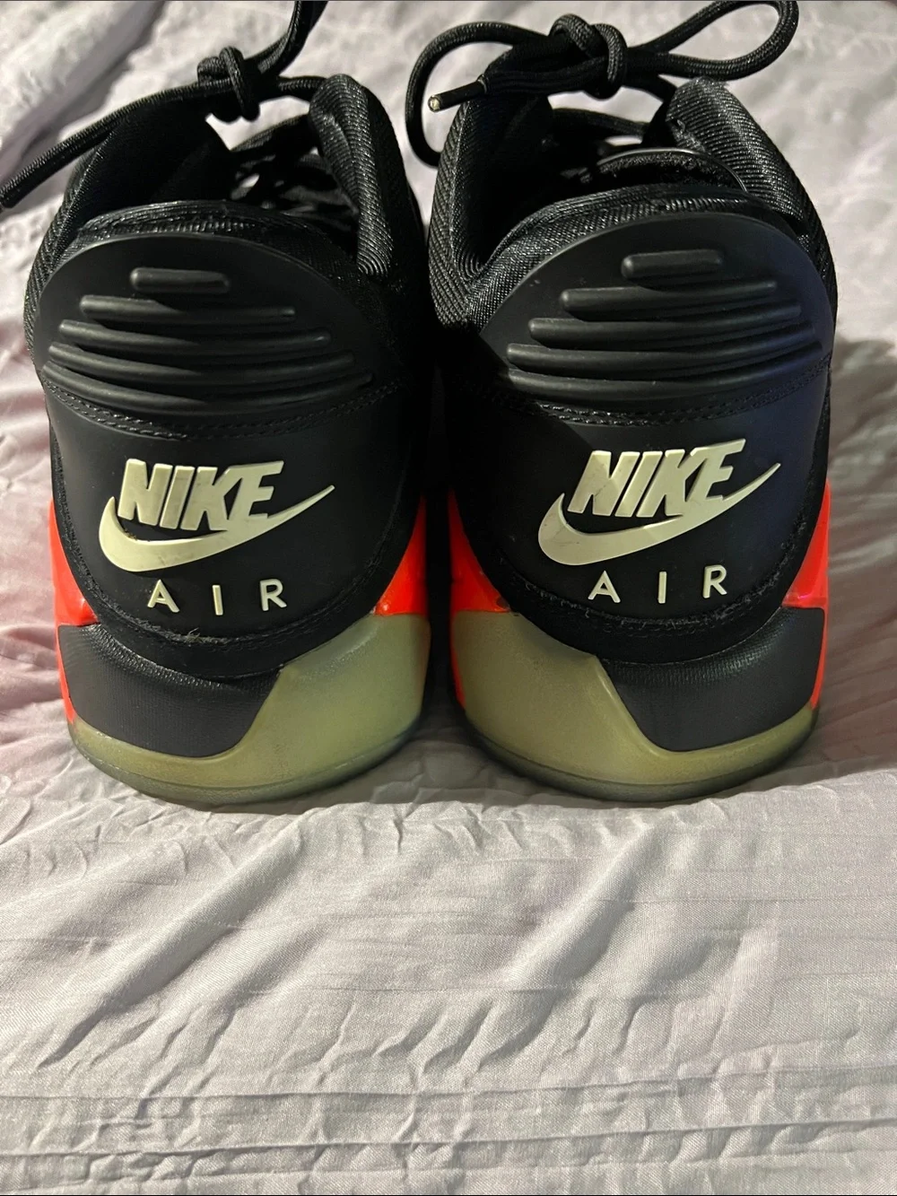 Jordan Black Sneakers with Red Interior Accent